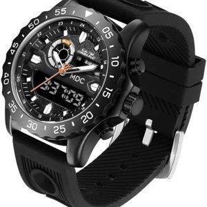 Big Face Military Tactical Watch  Alarm, Stopwatch, Back Light  Mutifunctial